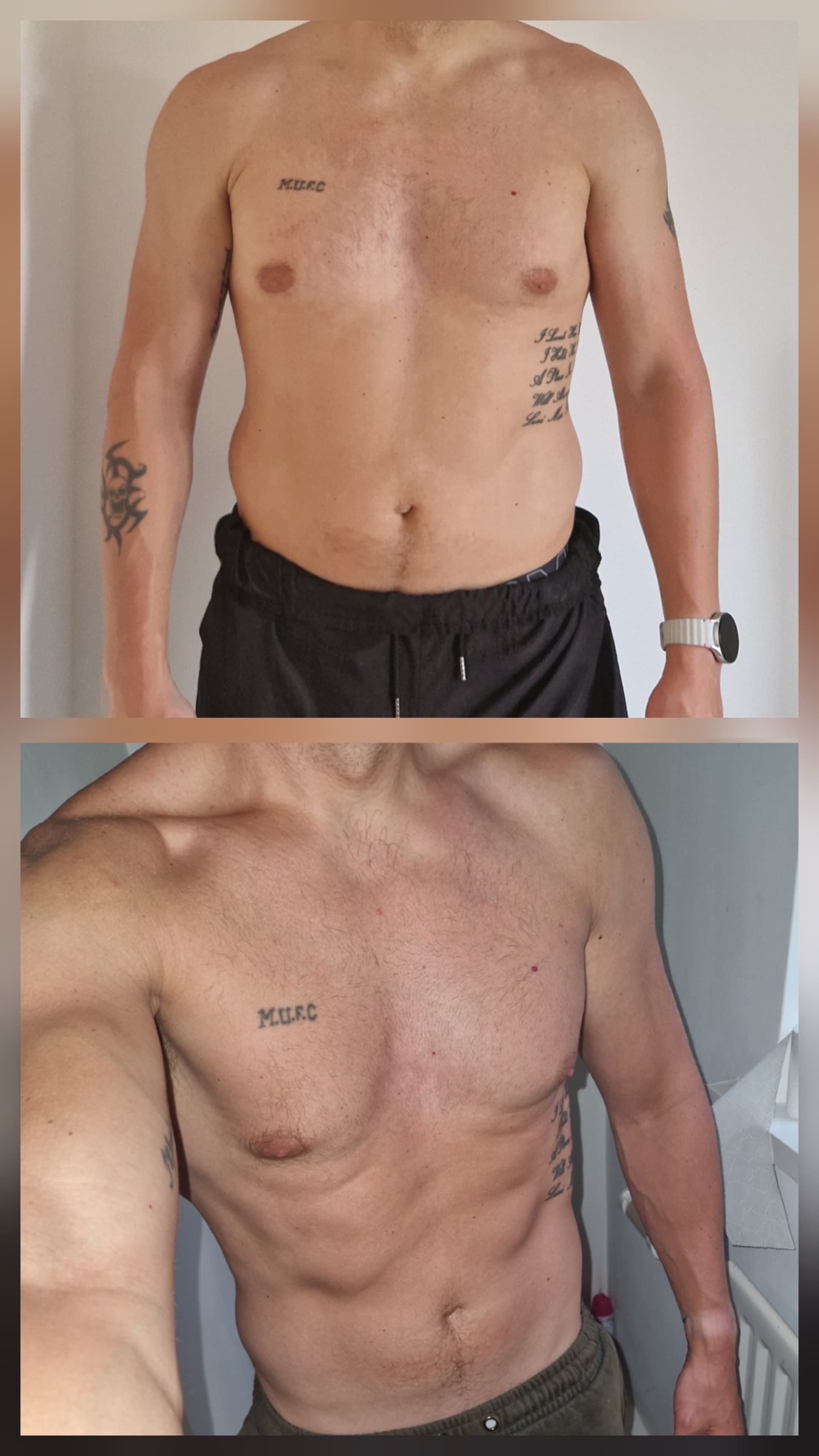 Ryder Fit client transformation results - before and after personal training
